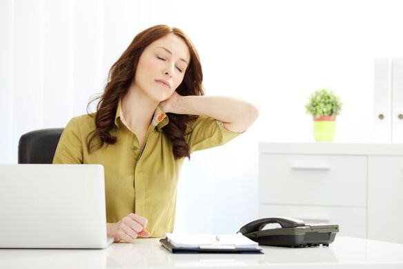 Prolonged sedentary activities can lead to cervical osteochondrosis, which can lead to thoracic osteochondrosis