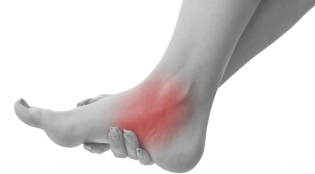 Ankle pain caused by joints