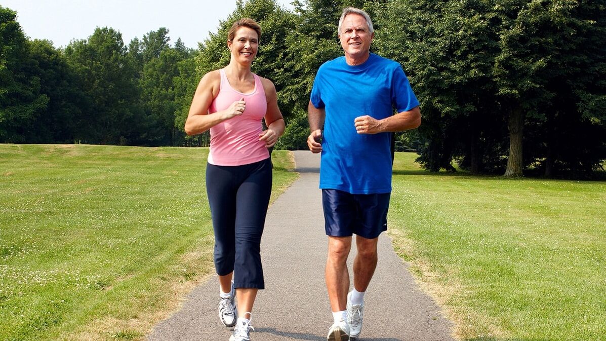 Jogging in fresh air can prevent joint pain