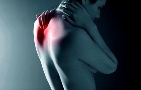Sternal osteochondrosis pain